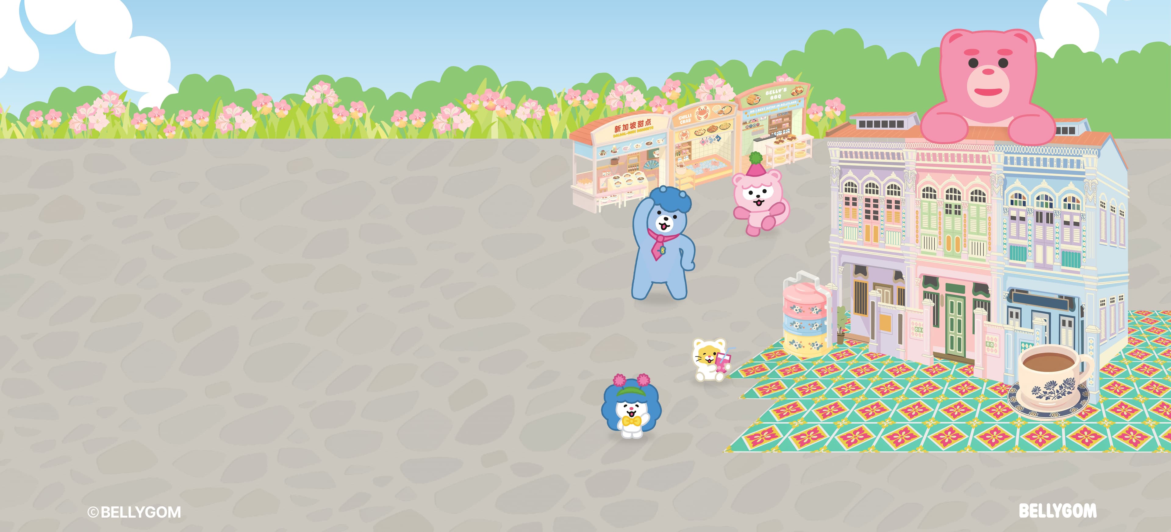 Bellygom Goes Local at Changi Airport